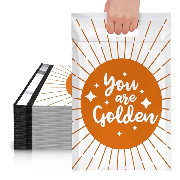 Other - 20 10”x15.5” ‘You Are Golden' Poly Mailers